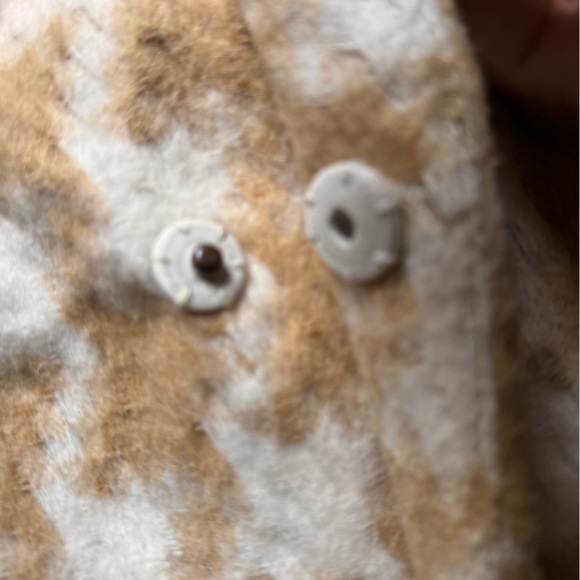 Anthropologie Elevenses Houndstooth Wrap Coat Career Preppy Academia - Picture 9 of 11